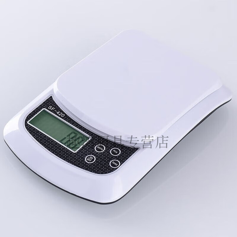 秤卡路里厂家直供电子厨房秤烘焙电子秤家用大台面电子称 白色5公斤