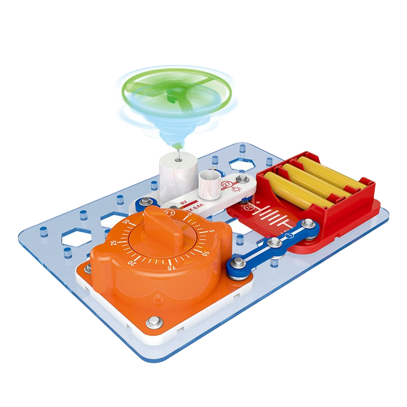 電學(xué)小子 電子積木水能動(dòng)力STEM兒童實(shí)驗(yàn)科學(xué)智力戲水玩具4-6歲以上禮物 定時(shí)器實(shí)驗(yàn)