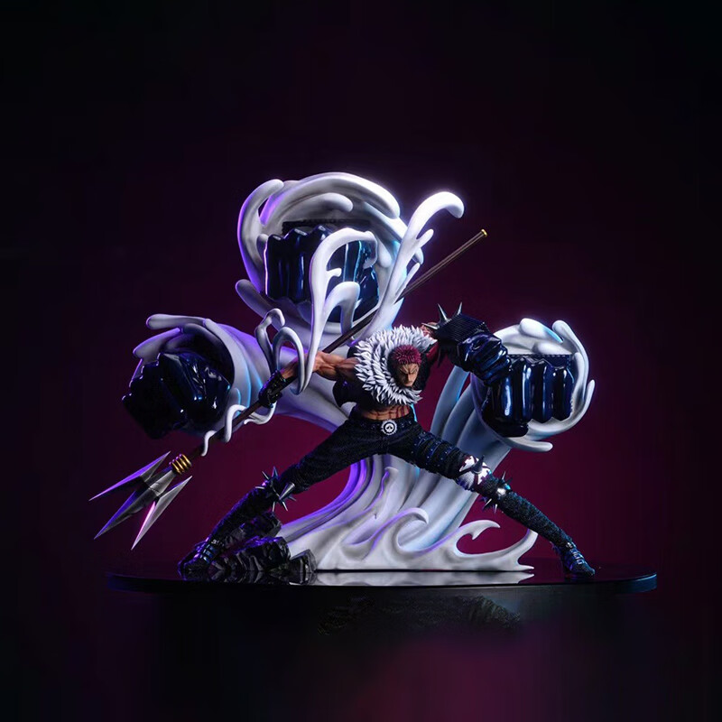 激射现货海贼王 皇副卡二 夏洛特卡塔库栗 gk 动漫模型雕像 战斗卡二