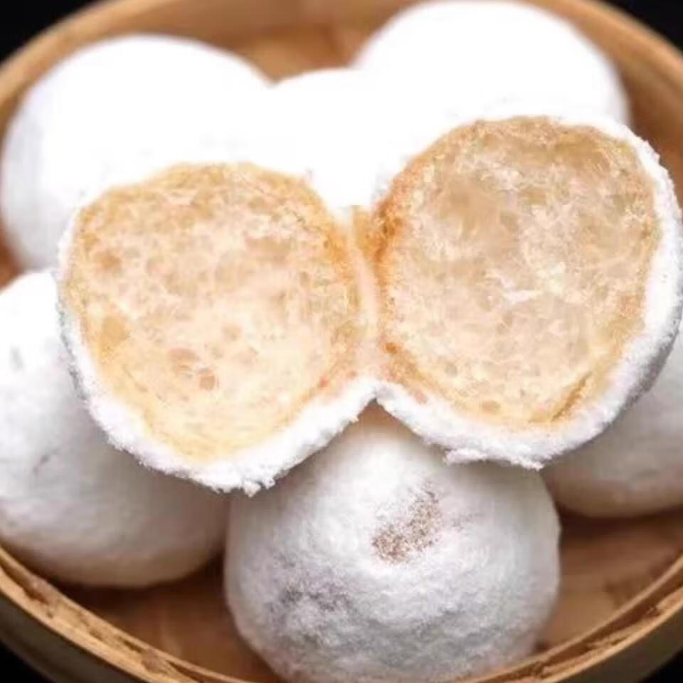 湖北天门特产大雪枣京果子白果传统糕点年货老式麻枣怀旧零食 京果1斤