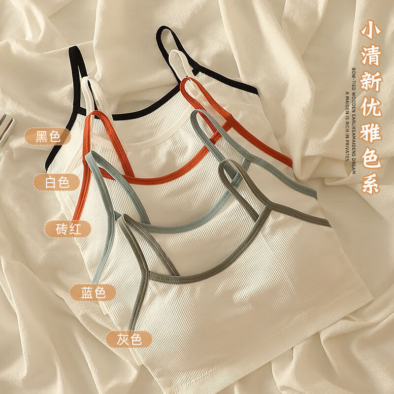 刘潮布15岁女孩内衣少女童内衣发育期小学生小背心秋季初中高中学生
