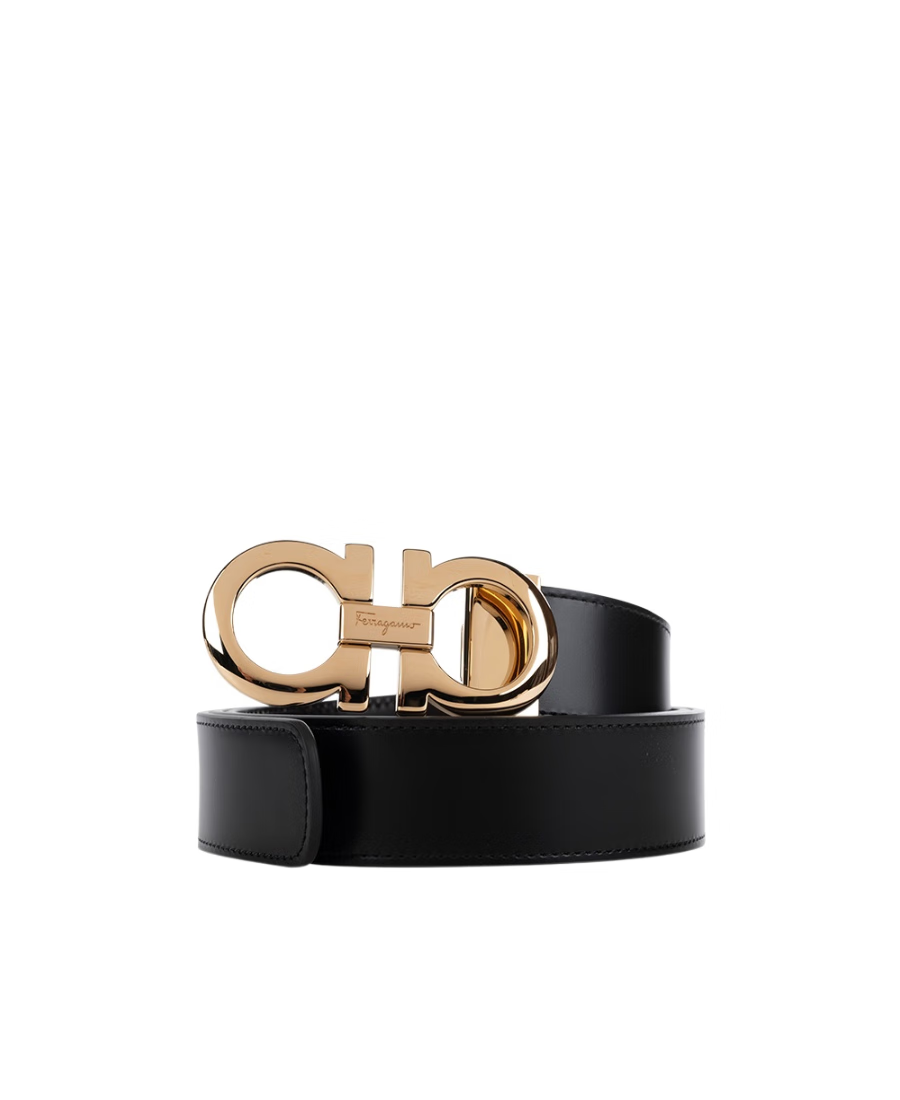 菲拉格慕(salvatore ferragamo)可调细节徽标双面皮带24新款经典logo
