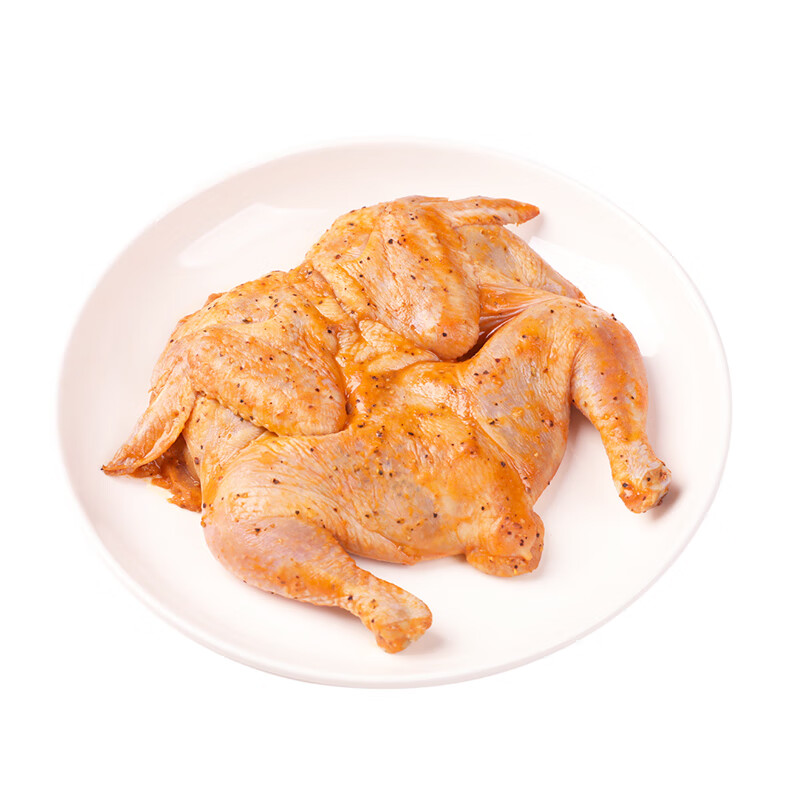 青草家蜜汁烤鸡整鸡腌制400g*4只鲜嫩多汁空气炸锅烤鸡半成品源头直发