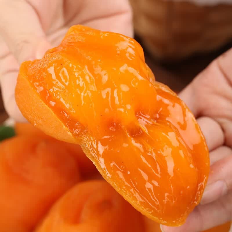 源惠鲜礼 正宗富平流心冰柿子 500克/盒 6枚装 