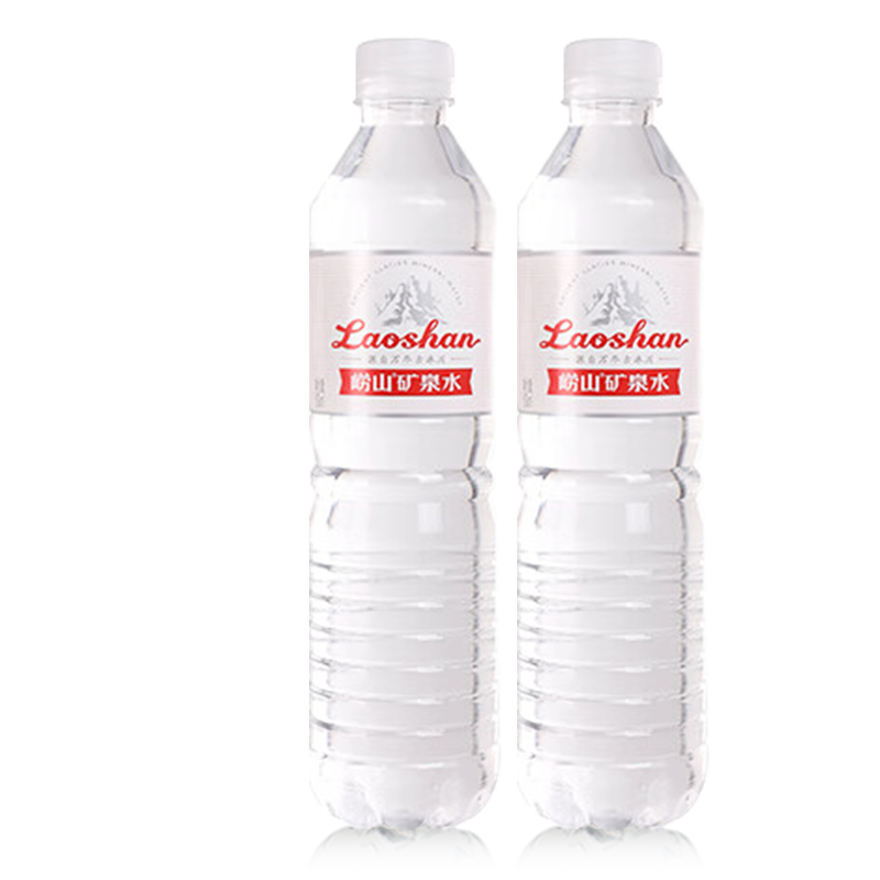 Laoshan 崂山矿泉 崂山  中华锶-偏硅酸型饮用天然矿泉水 600ml*24瓶