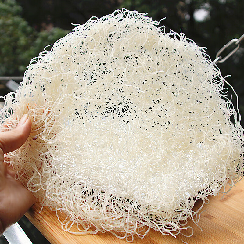 虎钢馋溪滩手工榨面嵊州新昌特产炒米面米粉干货粉丝方便面条浙江米线