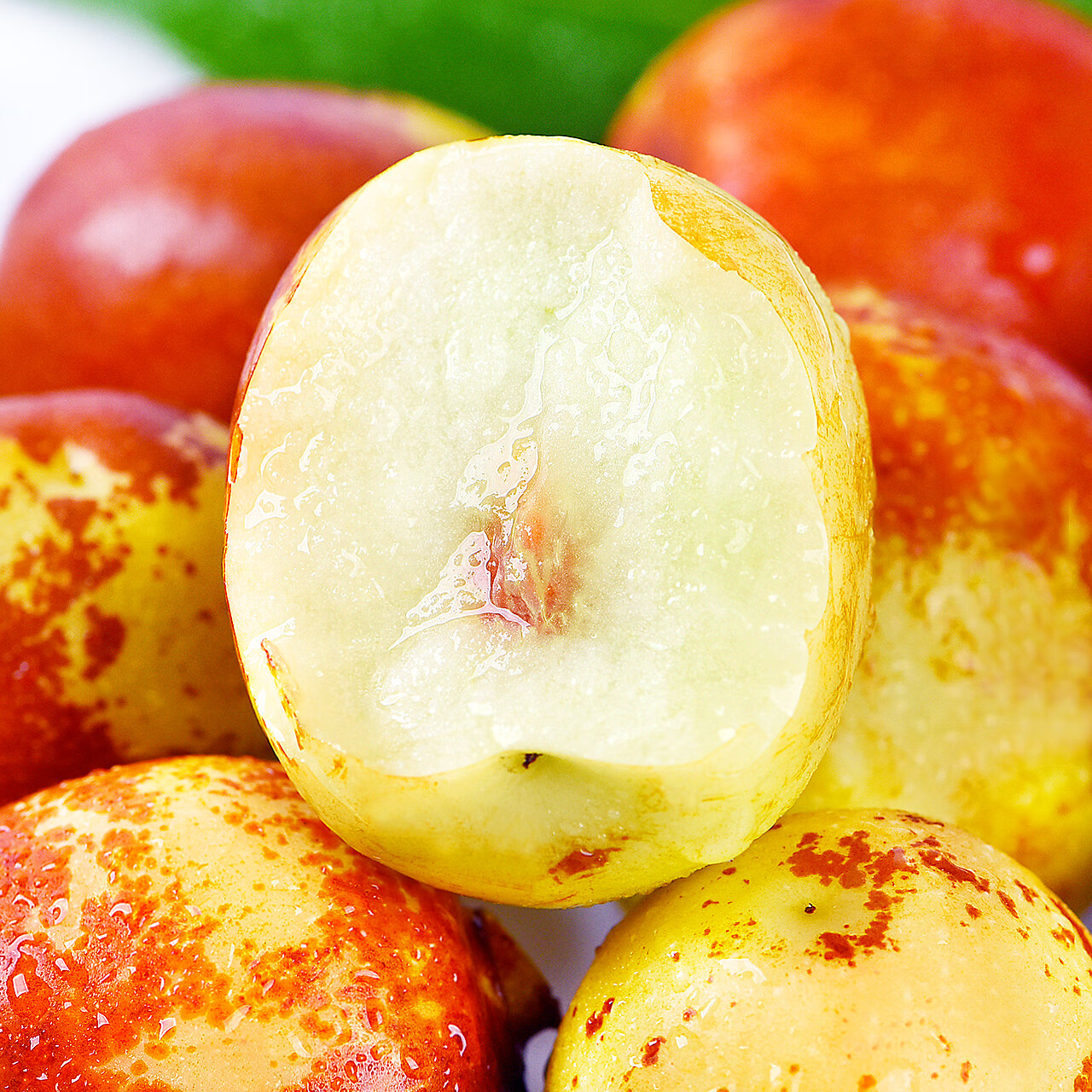 晨臻山东沾化冬枣新鲜红枣脆甜枣子现摘当季水果整箱时令鲜枣 1000g