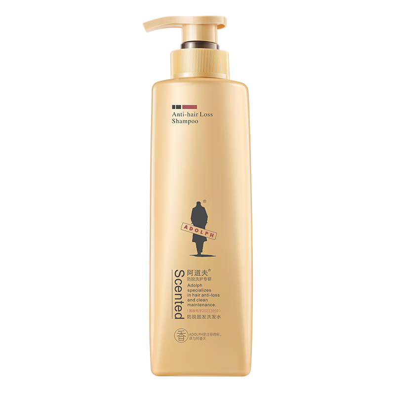 阿道夫防脱固发洗发水500ml 生姜健发固根洗头膏 控油清爽洗发露