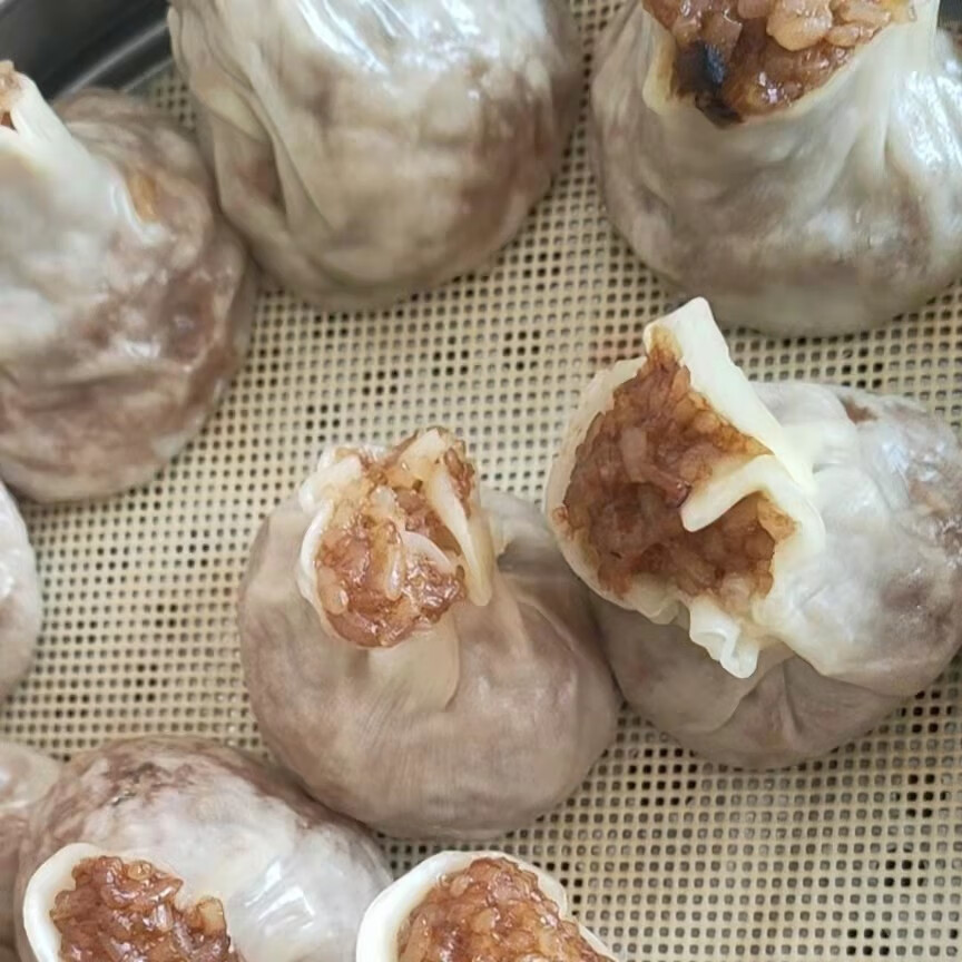 隽颜堂糯米猪肉烧麦 干蒸烧卖 纯手工烧麦 当天现做一份10个烧麦 其他