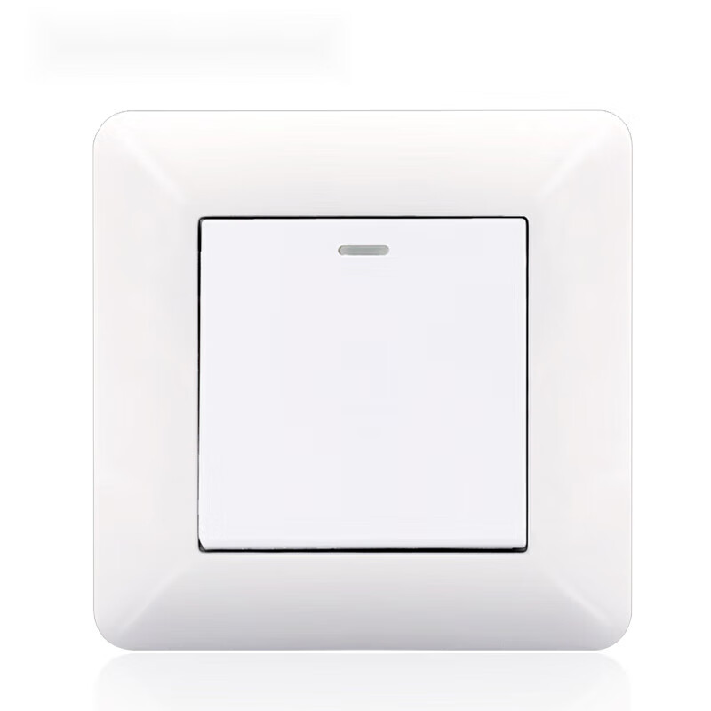 哲弘地86型中途开关一开多控开关面板中继过桥三联开关单开一开三控