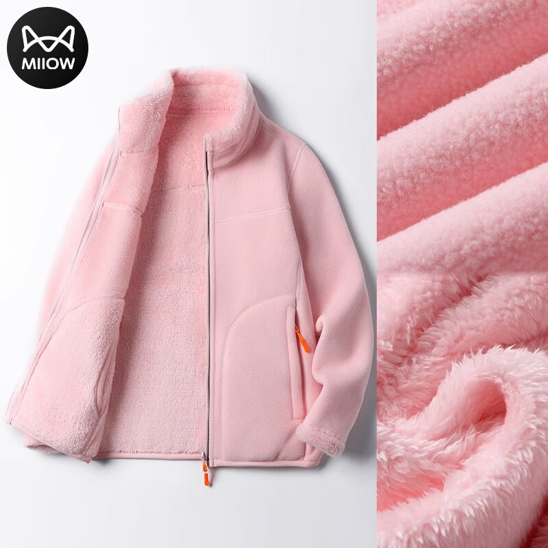 ���ڲ�����è�ˣ�MiiOW��˫�洩ץ����ɺ��ҡ���޼п��������п�����޼��޼Ӻ�����ëë�� 22028�۷�ɫ��Ů� XL