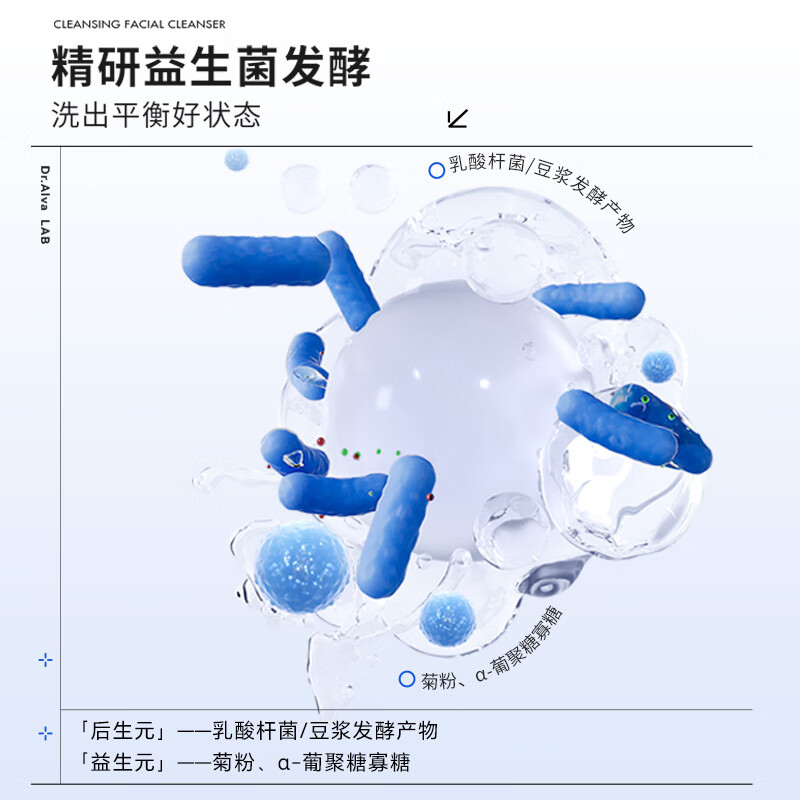 瑷尔博士洁颜蜜双重氨基酸洗面奶温和洁面亲肤保湿护肤品 2.0洁颜蜜120ml