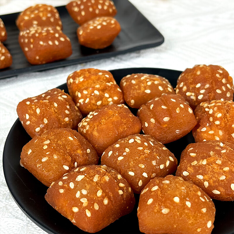 刀老式糕点果子正宗怀旧果子组合点心羊角蜜 蜜三刀300g*1盒【试吃】