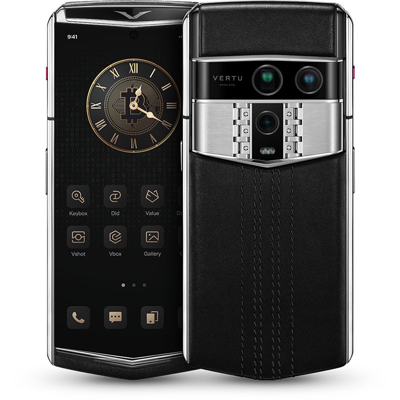 VERTU【新品上市 大额补贴】威图纬图AGENT Q奢品AI智能体手机旗舰高端商务直面屏安全加密三系统礼品 黑色绗线【京仓速发】 16GB+1TB