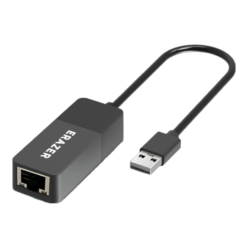 联想生态品牌异能者USB3.0千兆有线网卡转RJ45网线接口转换头苹果华为笔记本外置网口分线器转接器