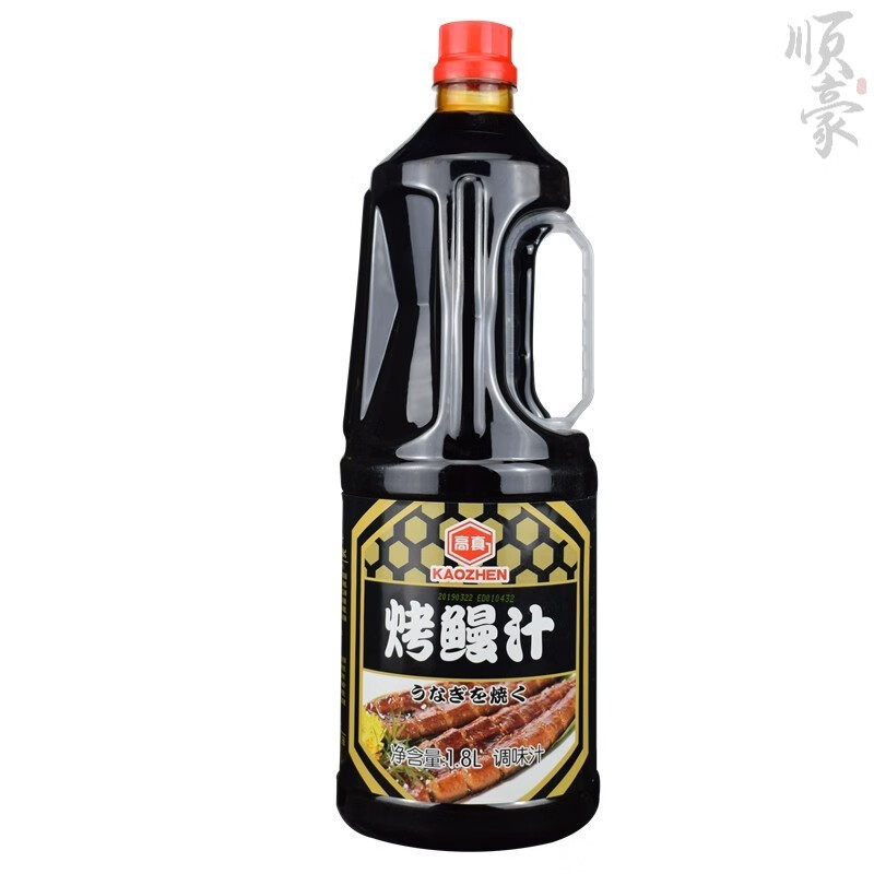 高真烤鳗汁1.8L日式蒲烧鳗鱼汁鳗鱼盖饭汁烧烤叉烧寿司调味酱汁 1.8L