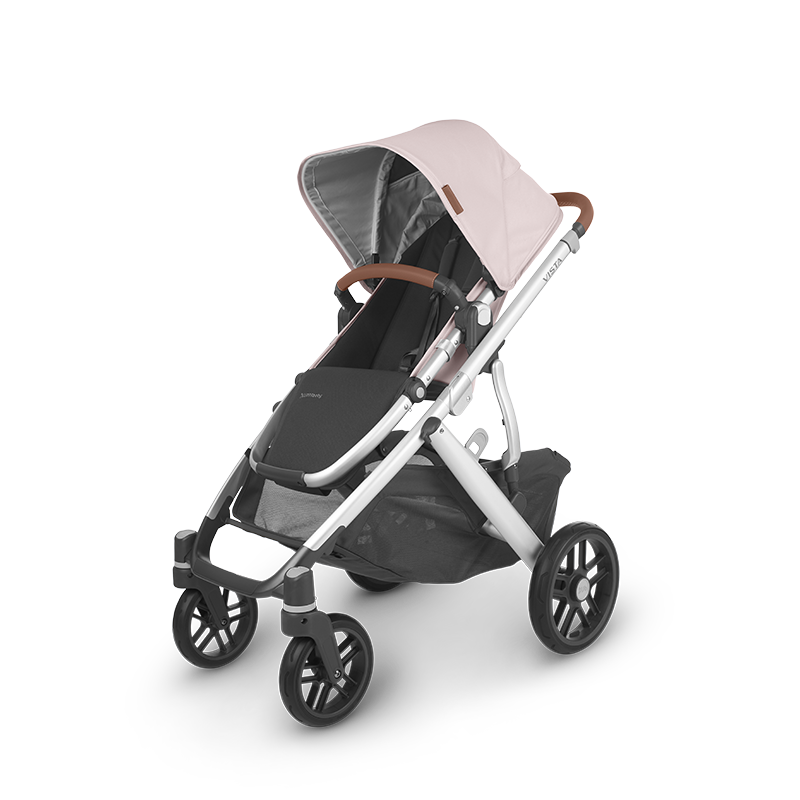 UPPAbaby VISTA嬰兒車高景觀雙向 可坐可躺 折疊嬰兒手推車 VISTA V2粉色ALC【不含睡籃】