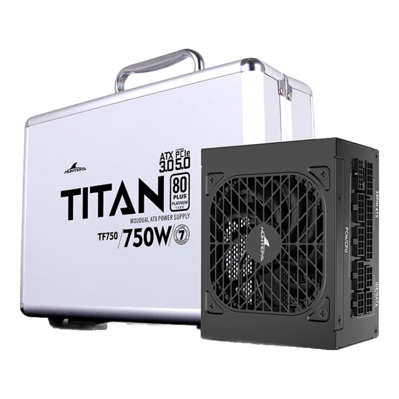 長(zhǎng)城（Great Wall）額定750W TF750白金全模組SFX小電源 （ATX3.0標(biāo)準(zhǔn)/PCIe5.0接口/自動(dòng)啟停/全電壓/高檔鋁箱）