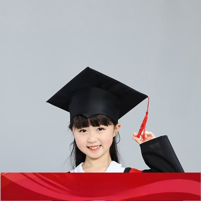 cozok儿童博士帽子毕业季幼儿园毕业博士服帽子女小博士中小学生学士