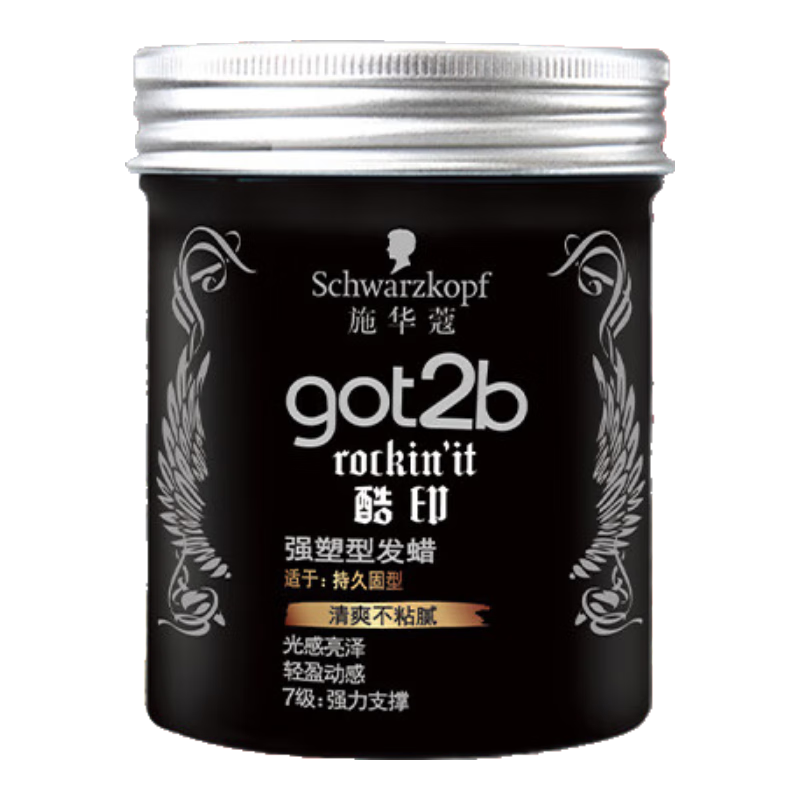 ʩ��ޢ��Schwarzkopf��got2b��ӡǿ���ͷ���100g �鷢��ʿ��������������Ȼ 30.9Ԫ