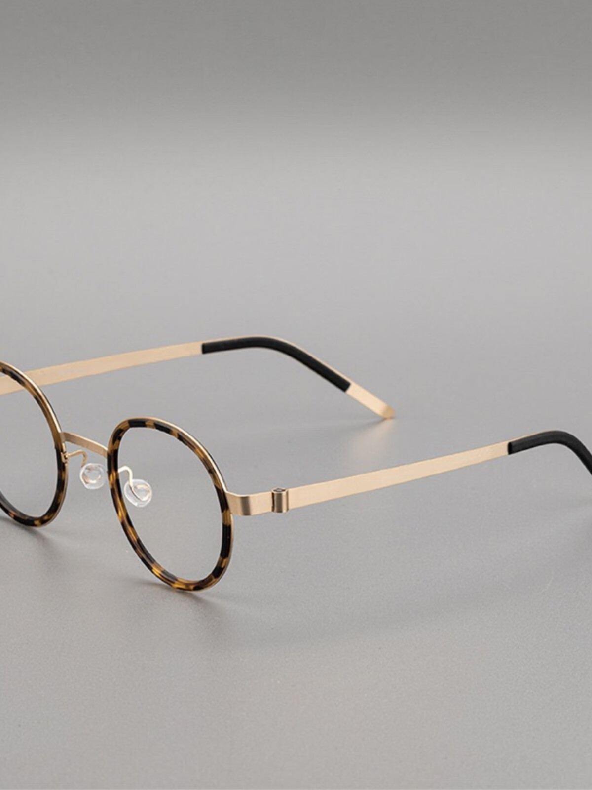 尼基科林德伯格眼镜框超轻圆形无螺丝纯钛近视眼镜框男9707防蓝光女