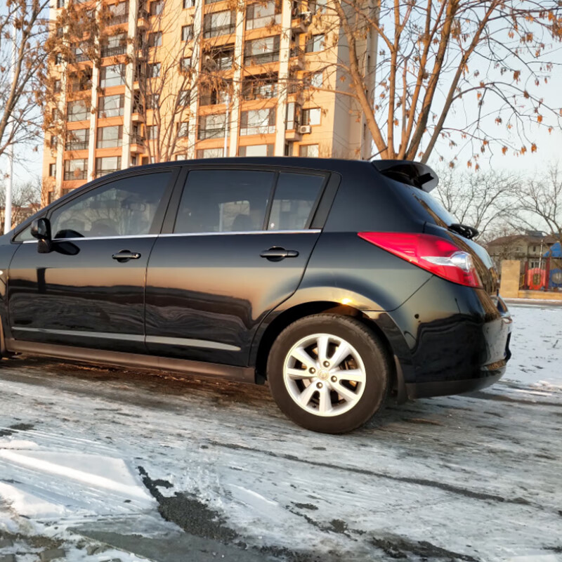 千驰嘉05-10款老骐达尾翼11-15款新款骐达改装后尾翼免打孔运动款定