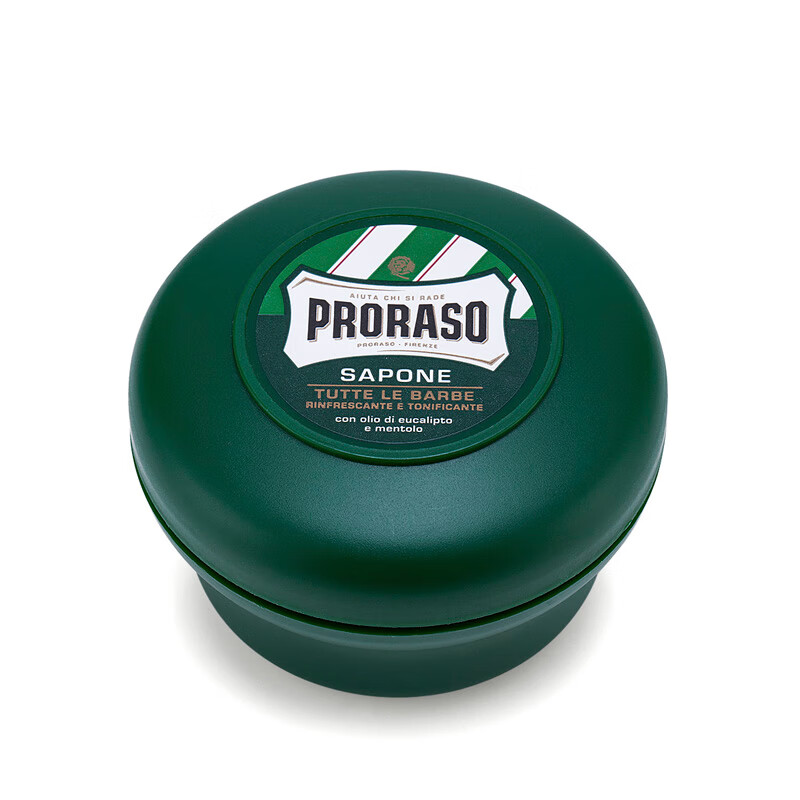 映棠意大利帕拉索桉树薄荷剃须皂男士手动湿剃膏刮胡泡沫150ml