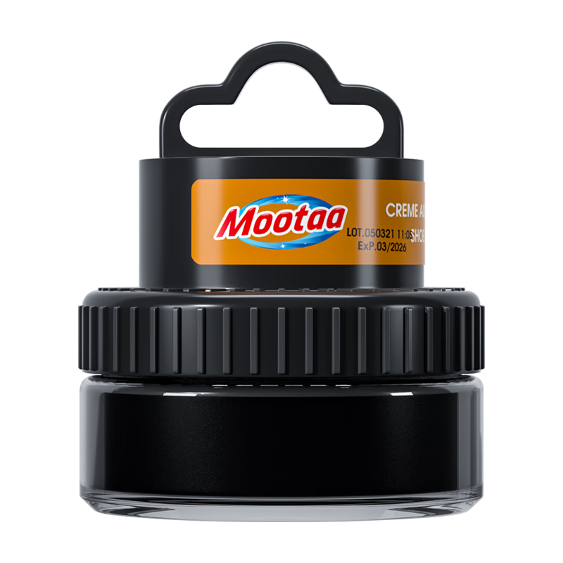 膜太（Mootaa） 歐洲進口黑色皮具皮鞋護理保養油50g*1