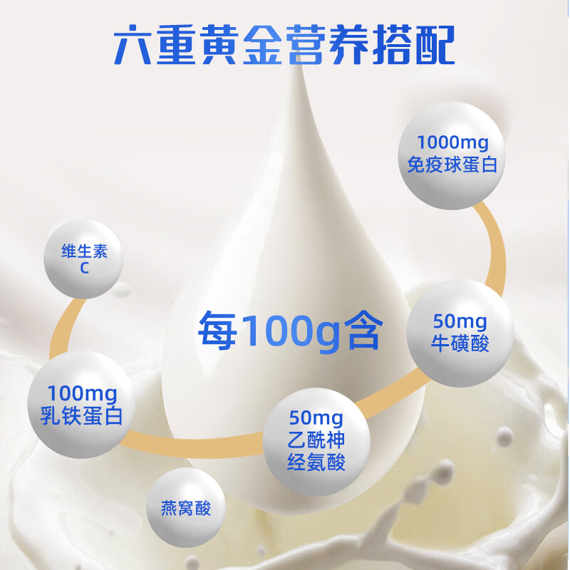CARING HEARTS澳洲关爱之心乳铁蛋白儿童成人调制乳粉hmo免疫球蛋白粉原装进口 1罐装【体验装】