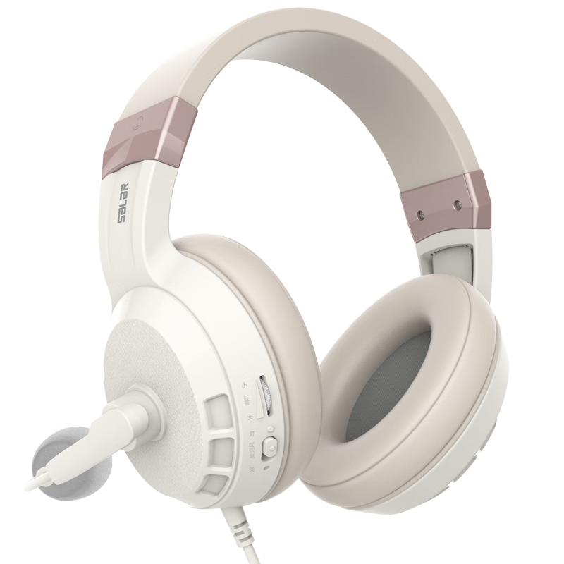 电音 声籁E28  听力听说考试录音头戴式有线耳机 高考中考网课学习训练录音 Typec接口手机 ipad通用 声籁E28Type-c插头+USB接口听说