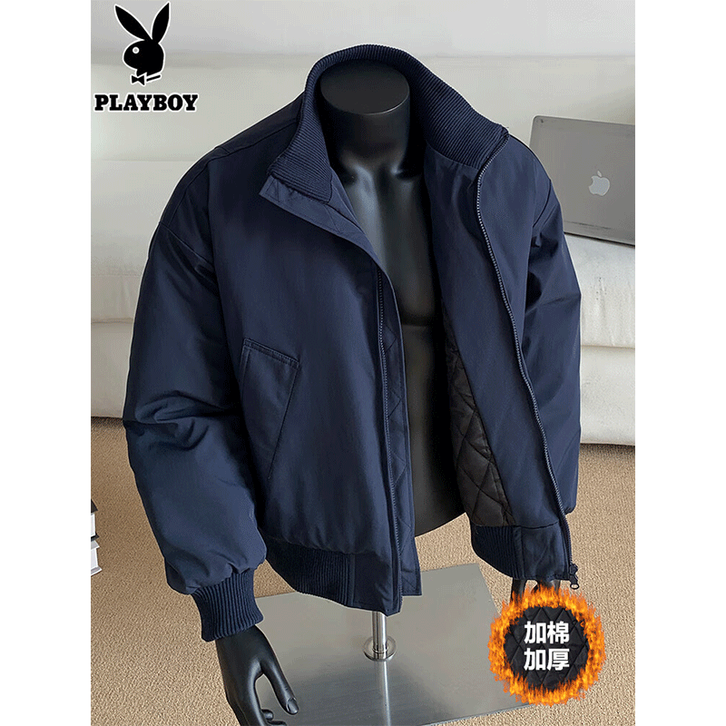 ���ڲ������������ӣ�PLAYBOY����ʽ���мп��޷����ﶬ���μӺ�������������ʿ���װ����ް��� ����ɫ XL ��������140-160��