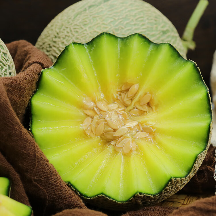 良蚨鲜海南玫珑瓜网纹瓜 静冈香甜蜜瓜新鲜哈密瓜水果9斤装孕妇水果礼盒 网纹瓜 5斤装 2-4个