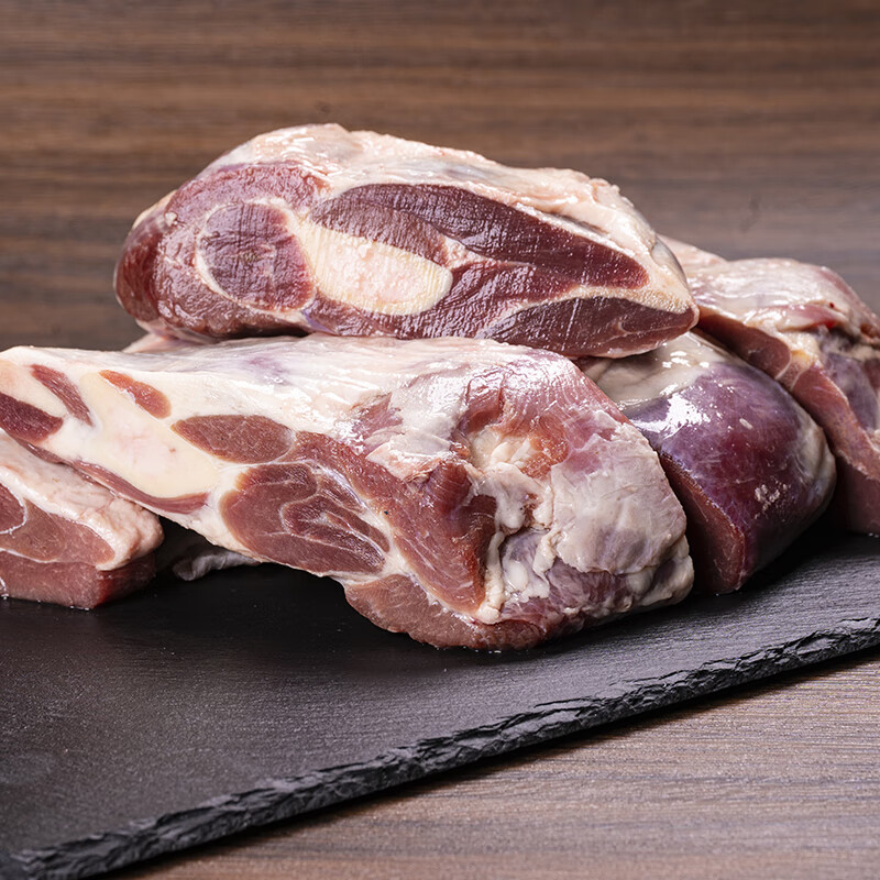 宁夏滩羊生鲜羊肉宰杀全羊半羊清炖烧烤食材 手把肉5斤