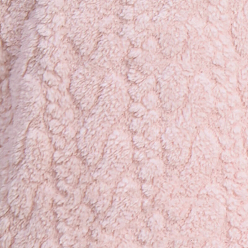 宝娜斯（BONAS）新款小花朵珊瑚绒睡衣女冬季长袖家居服套装加绒加厚保暖睡衣秋冬 米黄色 均码 80-140斤