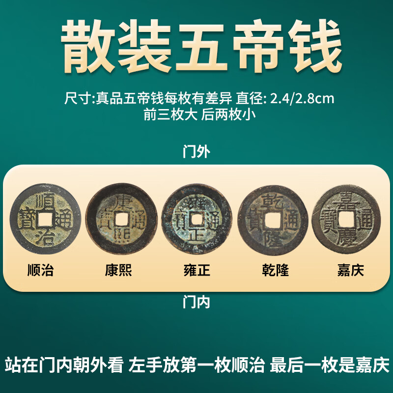 mdng五帝钱门对门真品压门槛入户门过门石下压的六帝铜钱葫芦挂饰古币