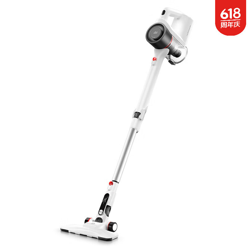 小狗吸尘器家用强力大功率有线推杆手持式小型吸尘机hc05 plus 白色