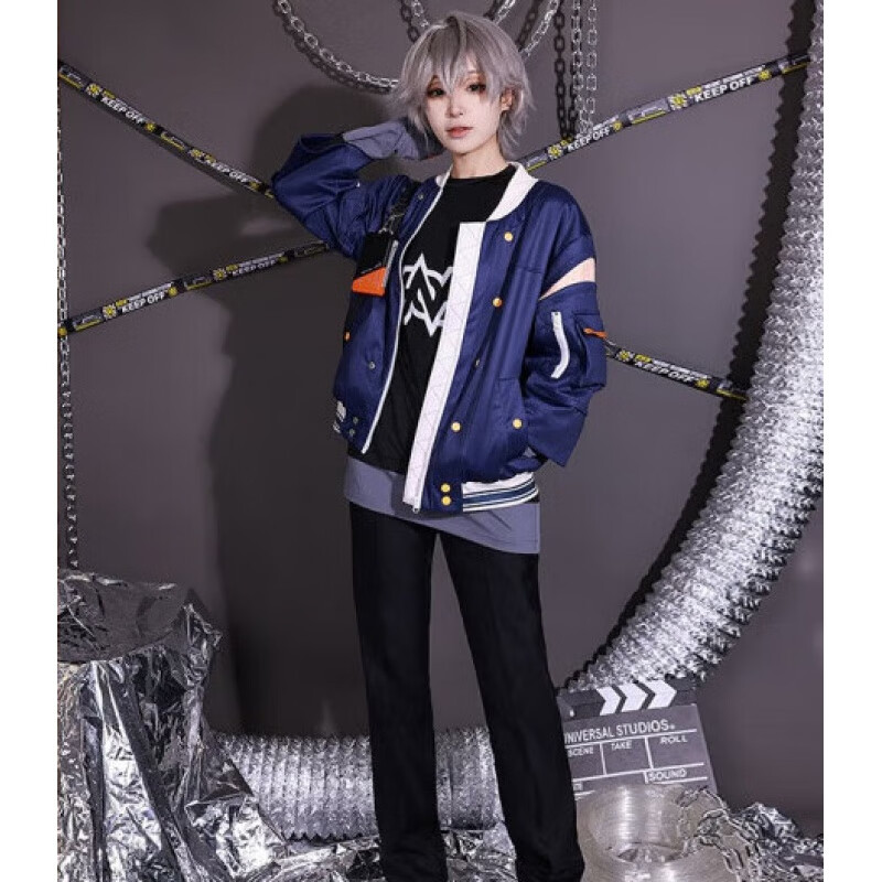 蓬源玩具绝区零cos服铃哲 网游周边铃哲cosplay服装全套 绳匠哲【衣服+挎包】 XL