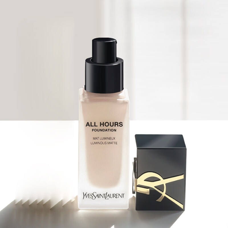 圣罗兰(ysl)超模逆龄女神粉底液25ml 浮雕恒久粉底液lc1 粉一白