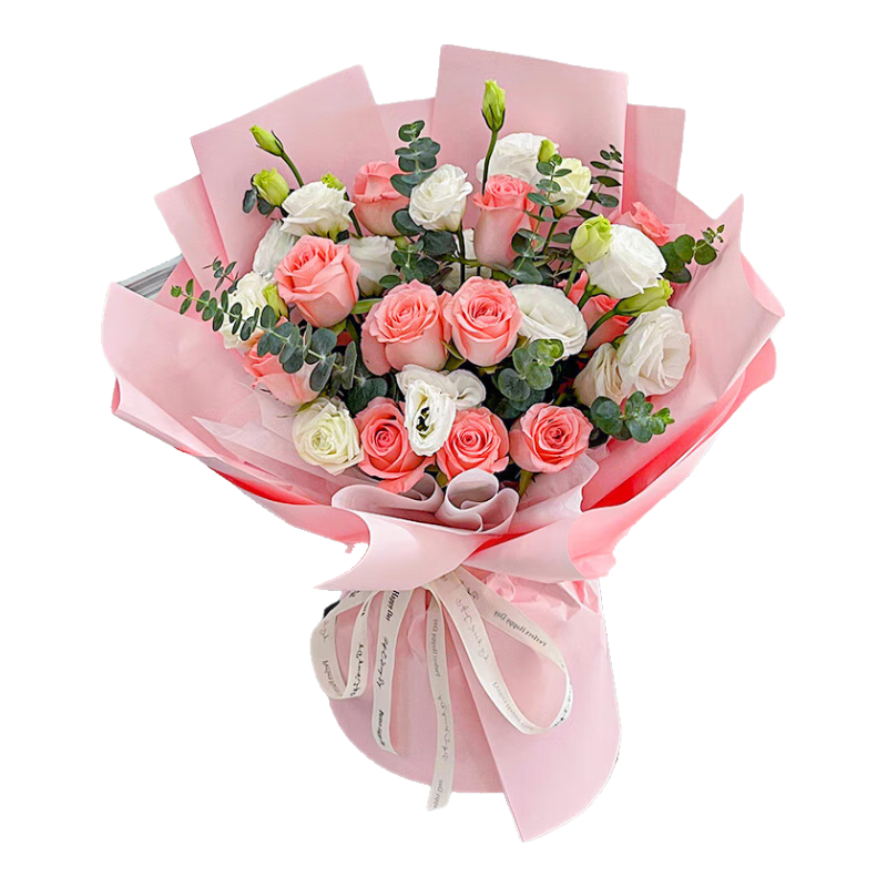 萊一刻鮮花速遞玫瑰禮盒花束表白送女友生日禮物全國同城配送 19朵黃玫瑰花束