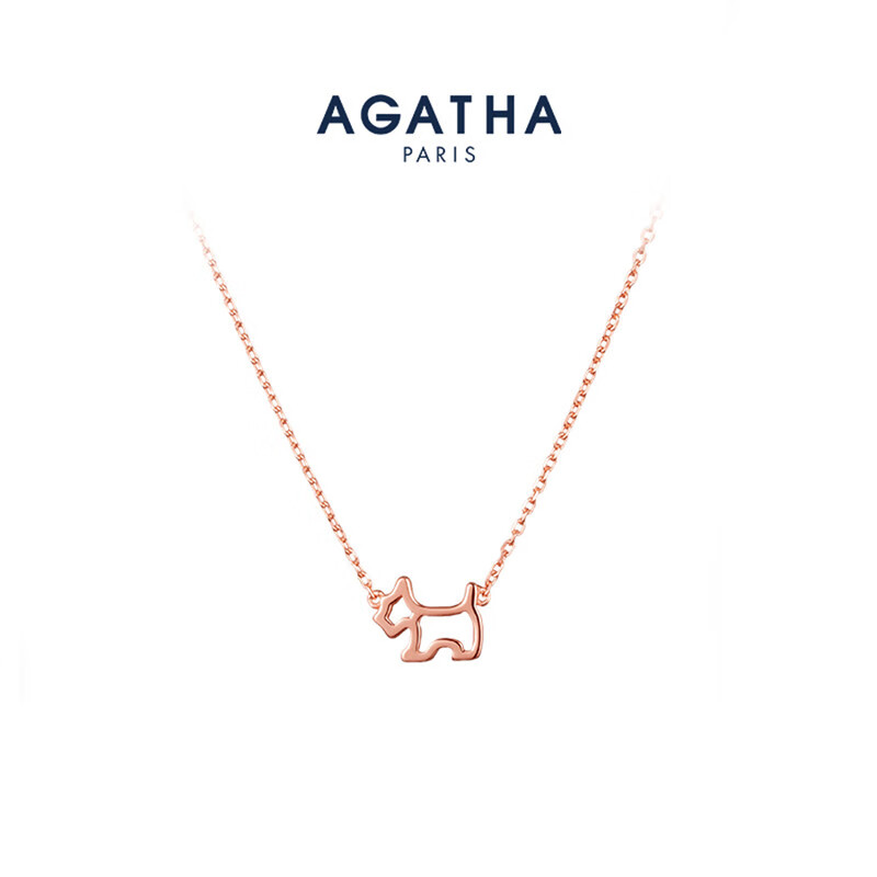 AGATHAAgatha瑷嘉莎法式镂空系列银制项链262030C-313-TU