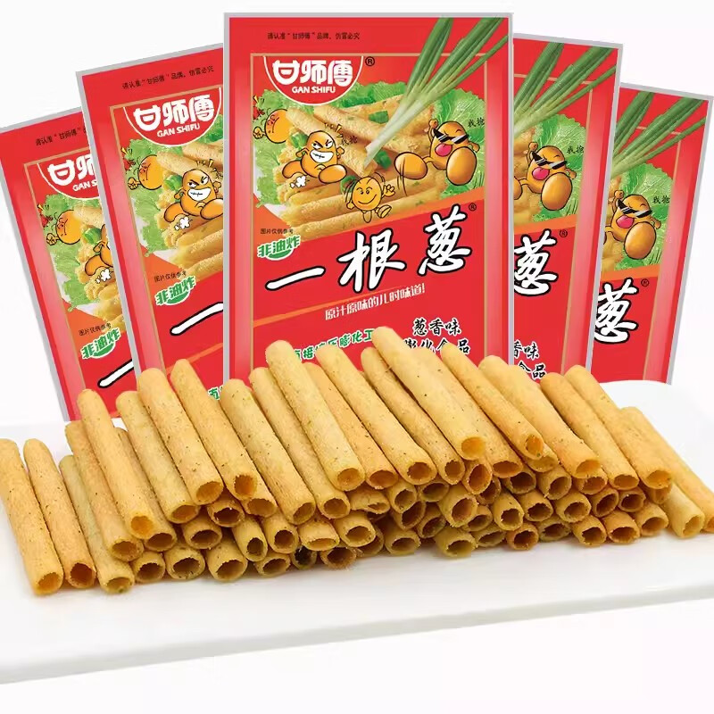 一根葱 8090后怀旧葱13g袋香味休闲食品膨化薯条零食小吃 一根葱13g5包