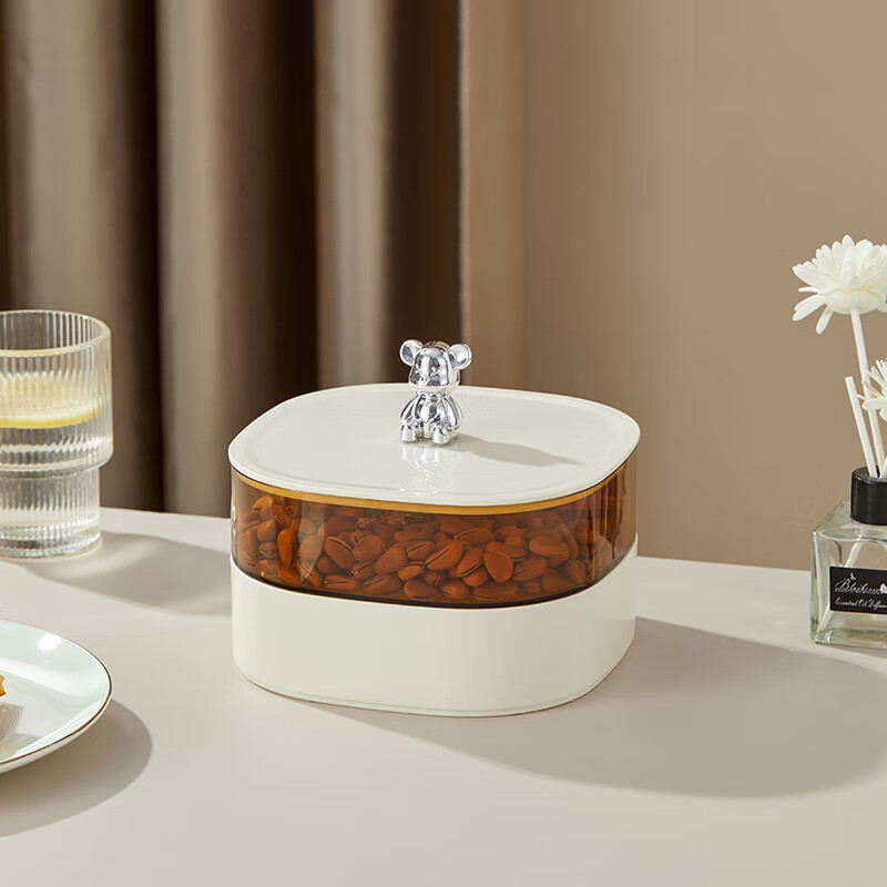 沃德百惠(worthbuy)果盘家用客厅茶几轻奢高档糖果盒干果瓜子坚果零食