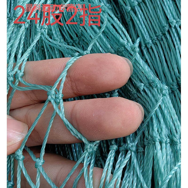 奴诗漫拉网渔网片聚乙烯网衣有结网拦鸡鸭围鱼塘网爬藤网鱼箱 24股线