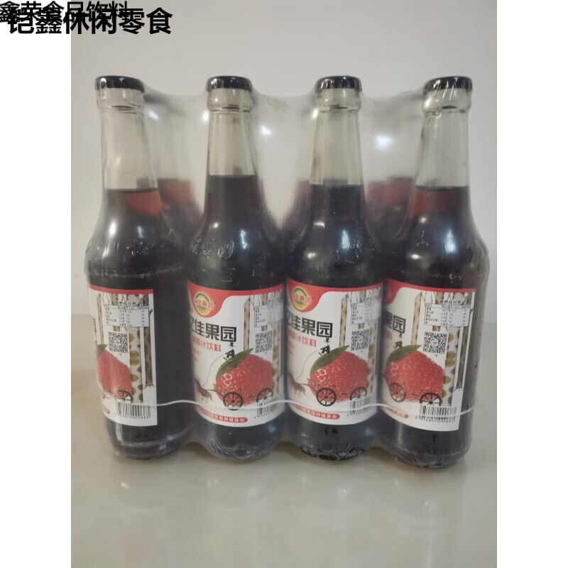 蜜叫河津特产草莓汁亿佳果园420毫升12瓶运城饮料非汾滨 饮料非汾滨