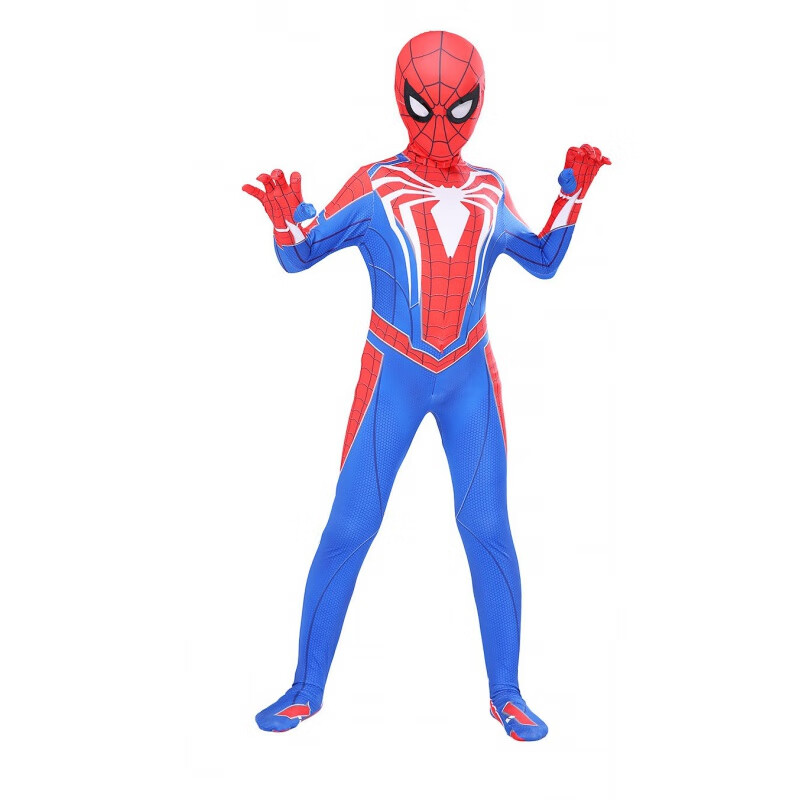 懿选蜘蛛侠战衣科技版蜘蛛侠蜘蛛侠cos服儿童成人连紧身衣极速战衣万