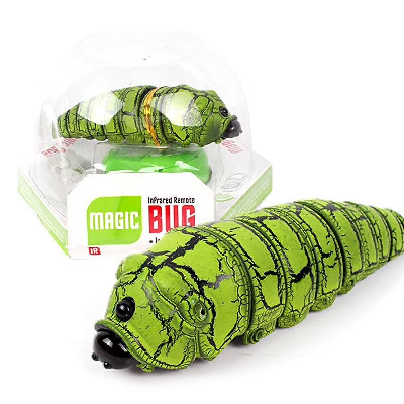 卡宾欧遥控毛毛虫整蛊昆虫总动员玩具仿真动物爬行电动虫子男孩儿童