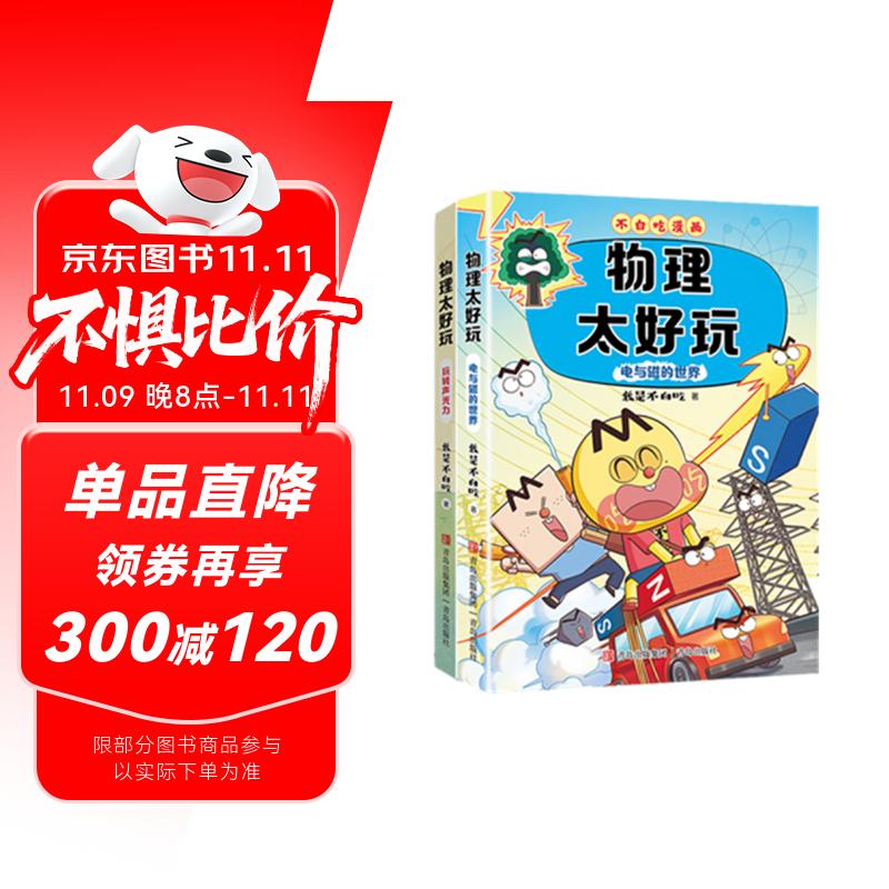 不白吃学科启蒙漫画物理太好玩 电与磁的世界＋玩转声光力（套装2册 物理科普 小升初衔接学科漫画）