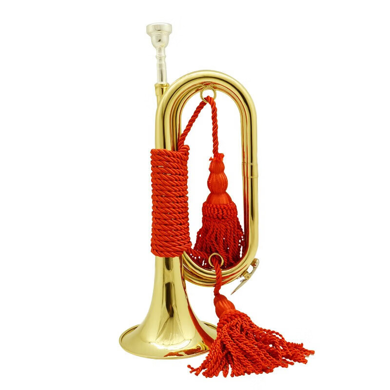 斗牛士军号青年号步号降b调小号乐器护手防滑绳军乐队军号 军号