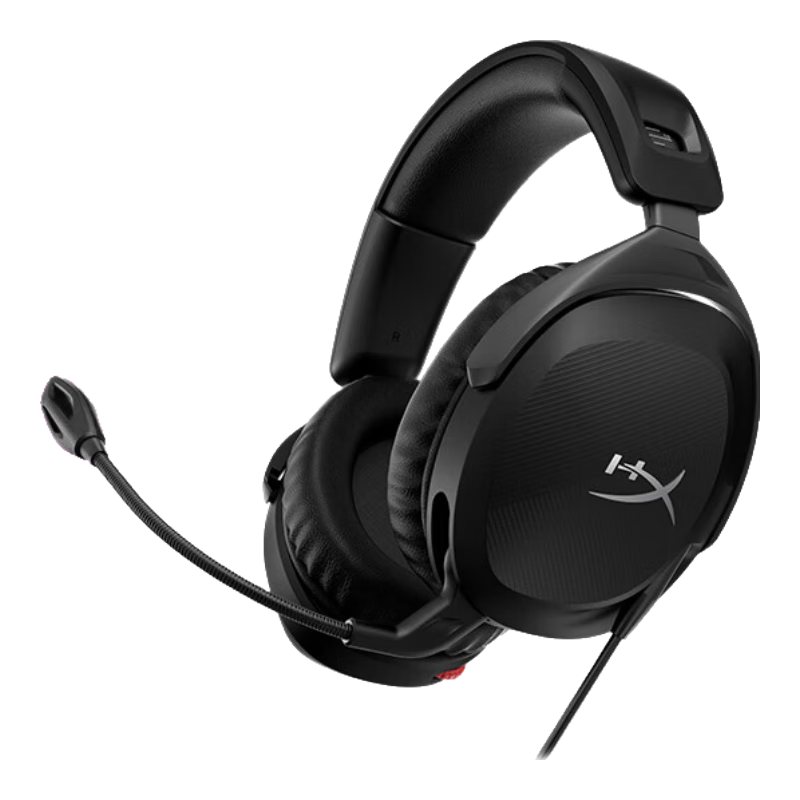 PLUS会员: 极度未知（HYPERX）Stinger2毒刺2 有线 DTS空间音效 头戴式电竞耳机 50mm驱动单元