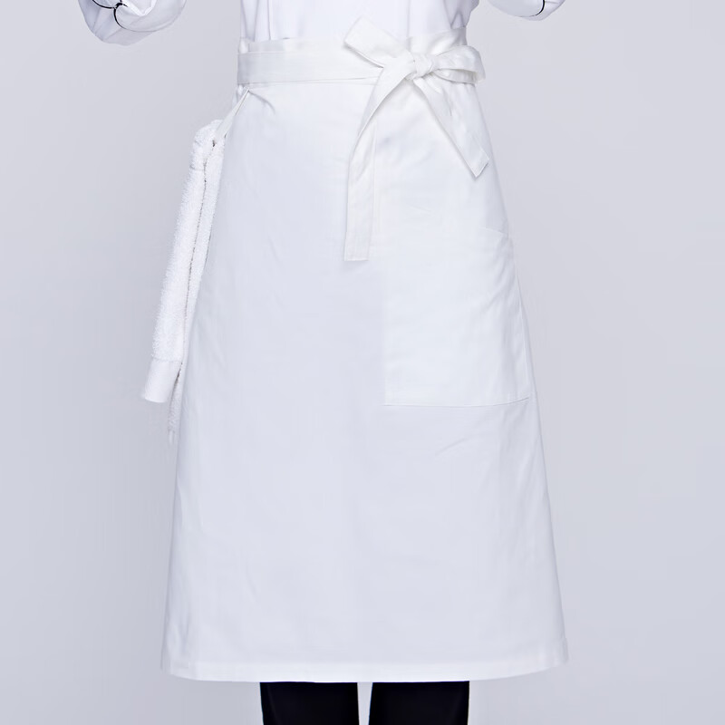 京芽酒店厨师专用半截围裙男士半身工作服定制防水防污后厨大围腰